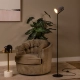 BENSEN - Lampa podłogowa - 1xE14 - Grey 05753/81/36 Lucide